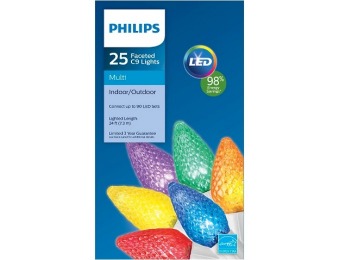 70% off Philips 25ct Led C9 Faceted String Lights