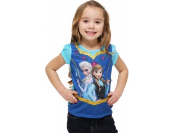 85% off Toddler Frozen Elsa and Anna Coronation Shirt