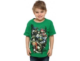 77% off TMNT Movie Turtle Group Boys T-Shirt