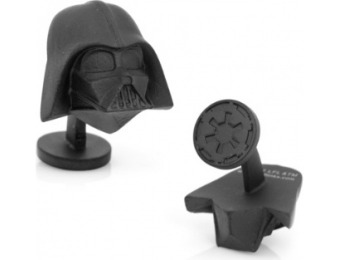 61% off Star Wars 3-D Darth Vader Head Cufflinks
