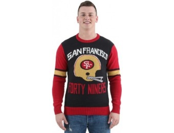 80% off San Francisco 49ers Intarsia Sweater