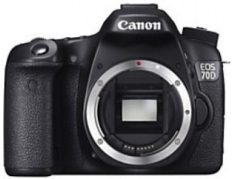 $1,087 off Canon EOS 70D 20.2 Megapixel Digital SLR Camera