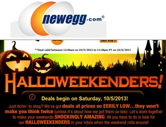 Newegg Halloweeekenders Deals - 24 Hour Sale