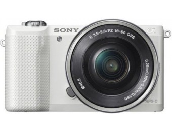 50% off Sony Alpha a5000 Digital Camera with 16-50mm OSS Lens