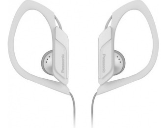 67% off Panasonic Water-Resistant Earbud Headphones - White