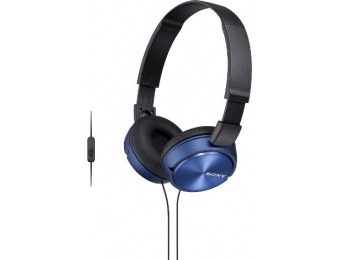 35% off Sony On-the-Ear Headphones for Smartphones - Blue