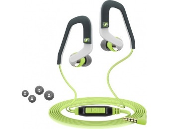 53% off Sennheiser In-Ear Headphones for iOS - Green/Gray