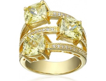 71% off Charles Winston Sterling Silver Peridot and CZ Ring
