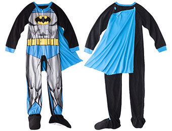 27% off Batman Boys' Footed Blanket Sleeper w/ Cape