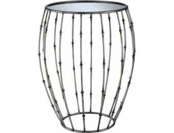 61% off Gold Coast Pewter Mirrored End Table