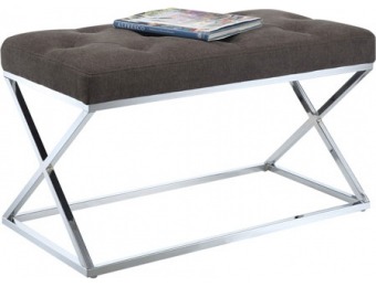 60% off Designs4Comfort Taupe Bench Ottoman