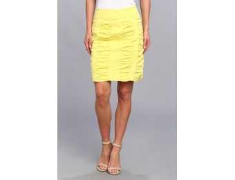 88% off Christin Michaels Side Zip Rouched Skirt