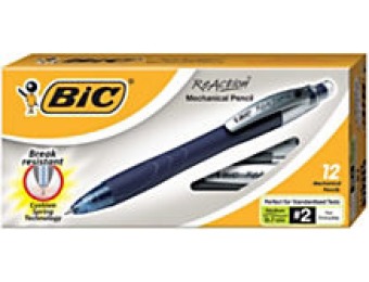 86% off BIC Reaction Mechanical Pencils, Pack Of 12