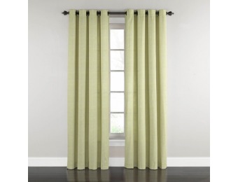 75% off Waverly Grantham Plaid 84-in Celery Grommet Curtain