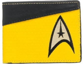 80% off Star Trek Yellow Bi-Fold Wallet