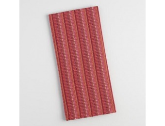 90% off Red Stripe Woven Kitchen Towel