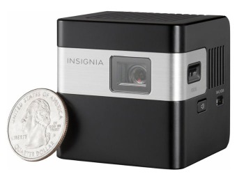 50% off Insignia NS-PR116 DLP Pico Portable Projector