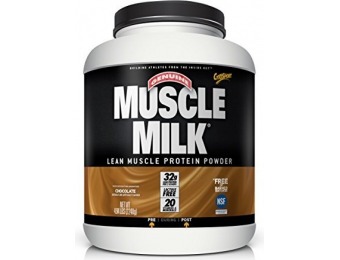 $76 off Muscle Milk Genuine Protein Powder, Chocolate, 4.94 Pound
