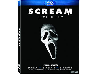 42% off Scream Five-Film Set (Blu-ray)