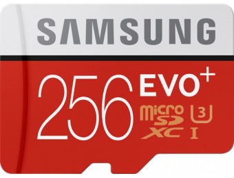 $100 off Samsung EVO+ 256GB microSDXC UHS-I Memory Card