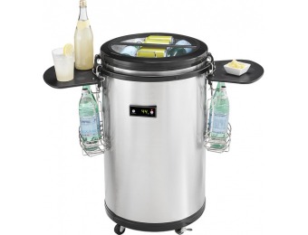 $150 off Insignia 1.7 Cu. Ft. Party Beverage Cooler, Stainless Steel
