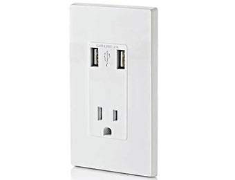 34% off Leviton T5630-W 2.1A High Speed USB Charger Receptacle