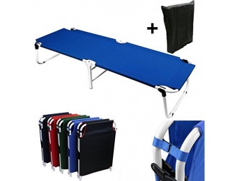 60% off Portable Military Fold Up Camping Bed Plus Free Storage Bag