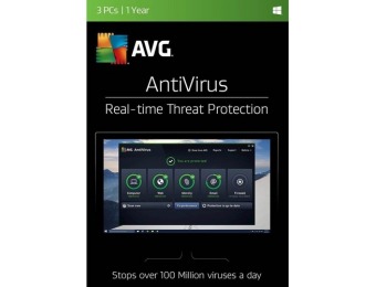 $25 off AVG AntiVirus 2017 (3-Devices) 1-Year - Windows