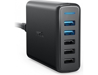 70% off Anker Quick Charge 3.0 63W 5-Port USB Wall Charger