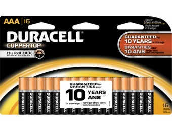 $8 off Duracell AAA Batteries (16-Pack)
