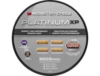 67% off Monster Platinum XP MKIII 100' Compact Speaker Cable