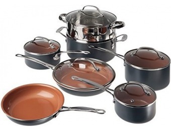 $125 off Gotham Steel Nonstick Frying Pan and Cookware Set (12-Pc)
