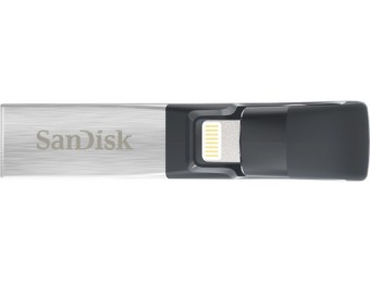 $50 off SanDisk iXpand 64GB USB 3.0/Lightning Flash Drive