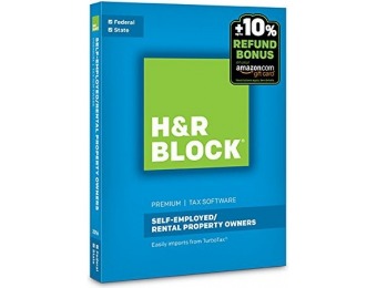 54% off H&R Block Tax Software Premium 2016 + Refund Bonus