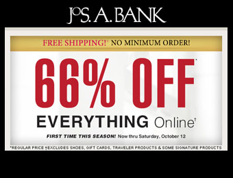 66% off Everything at Jos. A. Bank