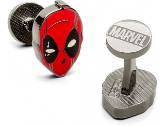 $20 off Marvel Comics Deadpool Mask Cufflinks