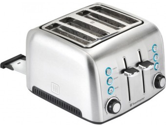40% off Toastmaster TM-43TS 4-Slice Extra-Wide-Slot Stainless-Steel Toaster