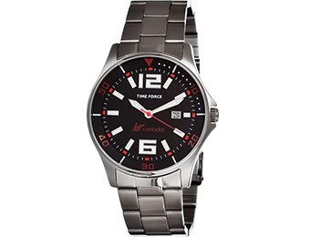 90% off Time Force TF2001 Black Dial Stainless Steel Men's Watch