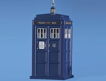 60% off 4.5" Doctor Who Tardis Blow Mold Ornament