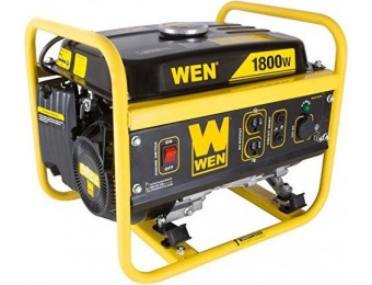 $92 off WEN 56180 1800 Watt Gas Powered Portable Generator