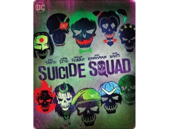 51% off Suicide Squad: SteelBook (4K Ultra HD Blu-ray/Blu-ray)