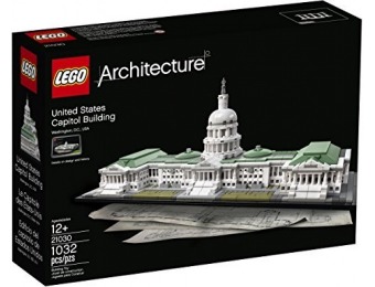 $55 off LEGO Architecture 21030 US Capitol Building Kit (1032 Pieces)