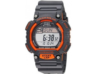 60% off Casio Men's "Tough Solar" Stainless Steel Fitness Watch