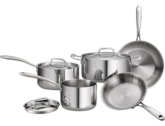 Deal: Tramontina 8-Piece 18/10 Stainless Steel Cookware Set