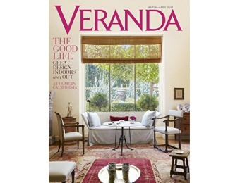 89% off Veranda Magazine - 1 Year Subscription