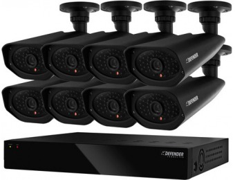 60% off Defender 8-Camera In/Outdoor DVR Surveillance System
