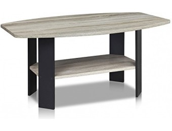 80% off FURINNO 11179GYW/BK Simple Design Coffee Table