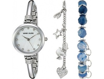 $100 off Anne Klein Swarovski Bangle Watch and Bracelet Set