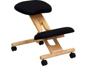 87% off Flash Furniture WL-SB-210-GG Mobile Wooden Ergonomic Kneeling Chair