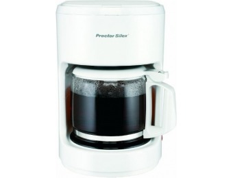75% off Proctor Silex 10-Cup Coffee Maker (48350)